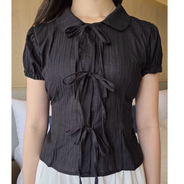 IVANA RIBBON TOP // Womens RIBBON TOP Coquette