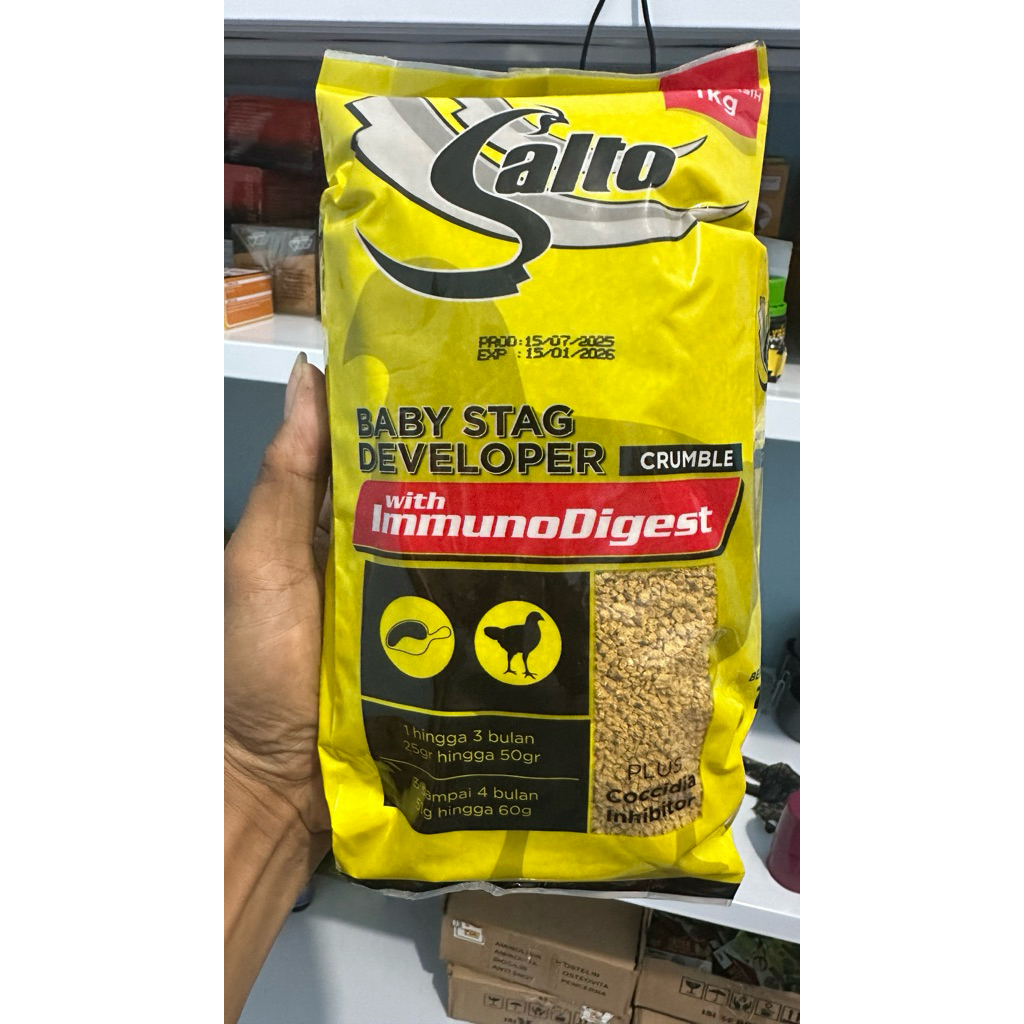 SALTO BEBY STAG สําหรับลูกไก่ 0-4 เดือน