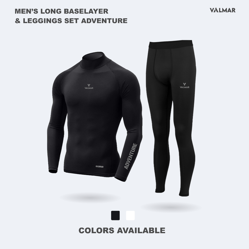 VALMAR SPORTWEAR - เลกกิ้ง Baselayer & Long One Set for Mens Outdoor Sports