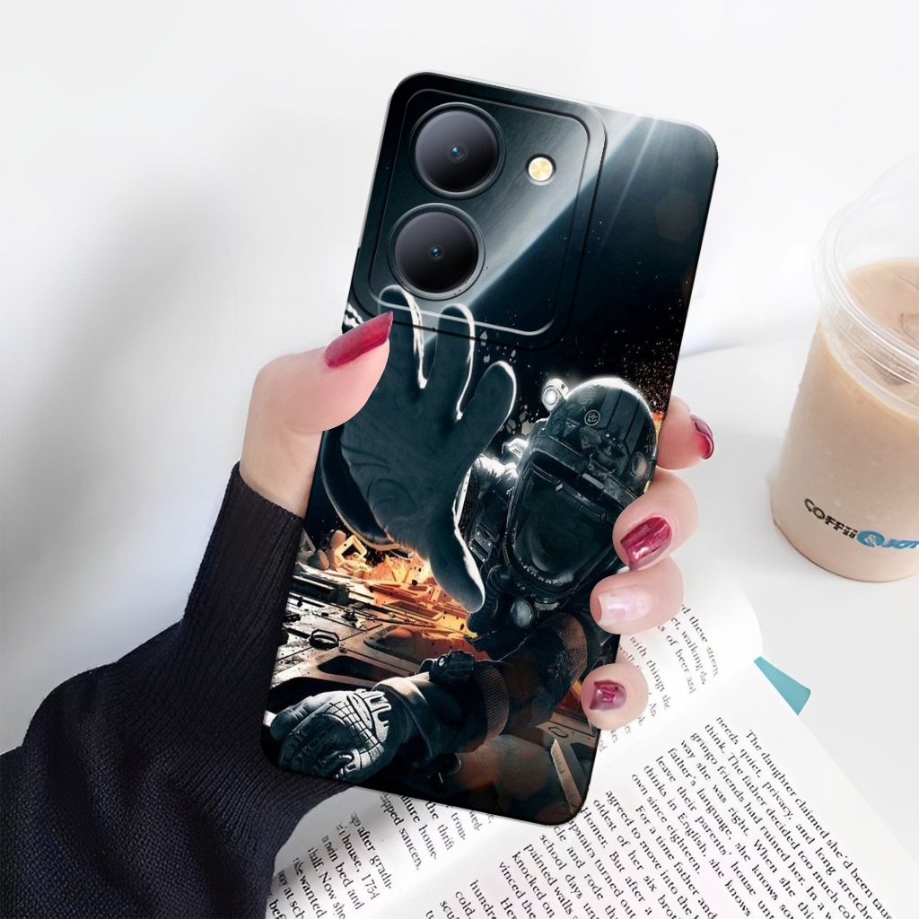 เคส VIVO Y36 4G / Y36 5G ล่าสุด - เคส Leviora - เคสแฟชั่นนักบินอวกาศ - เคส VIVO Y36 4G / Y36 5G Soft