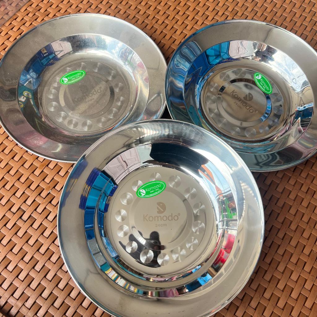 KOMODO SUPER 24CM STIL PLATE / แผ่นสังกะสี 24 Komodo / แผ่นสแตนเลส Komodo คุณภาพสูง