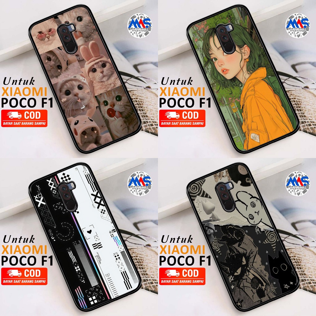 CUSTOM IMAGE HARDCASE FUZE 2D สําหรับ POCO F1 หรือประเภทอื่น ๆ ARE 50 ตัวเลือกการวาดภาพ