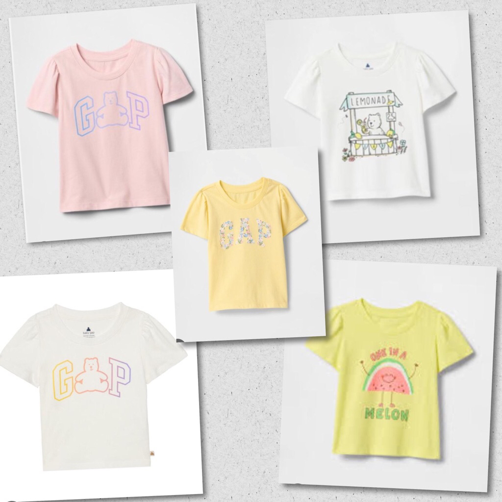 เสื้อยืด GAP. สําหรับสาวแขนสั้น