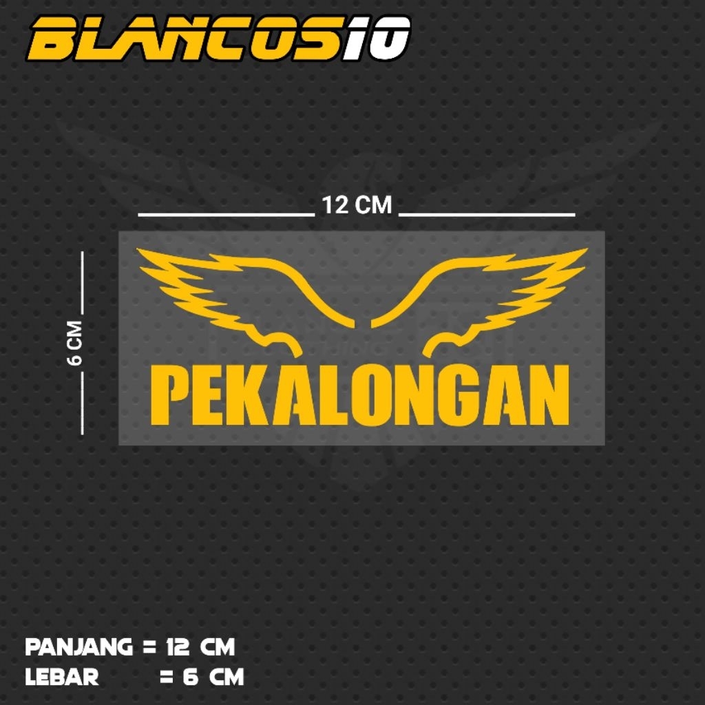 PEKALONGAN / JUL25 JTG สติ๊กเกอร์ตัด