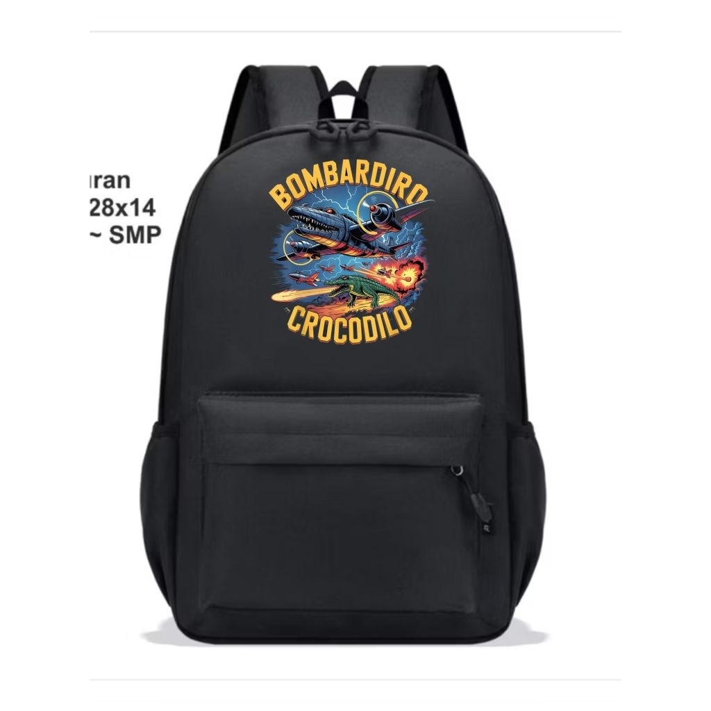 TUNG TUNG SAHUR กระเป๋าเป้เด็ก PAU โรงเรียนอนุบาลโรงเรียนประถมศึกษากระเป๋านักเรียนเด็ก TUNG TUNG SAH