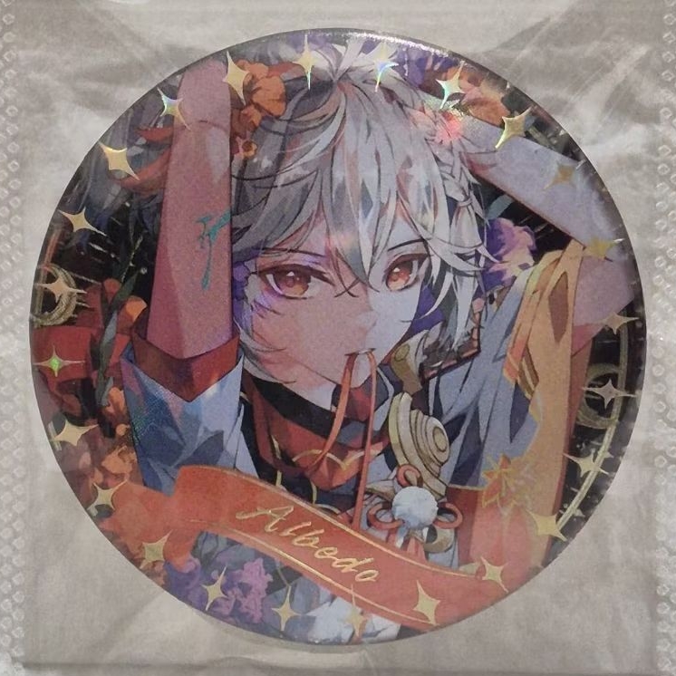 Tinplate Badge Pin Tin Genshin Impact Albedo