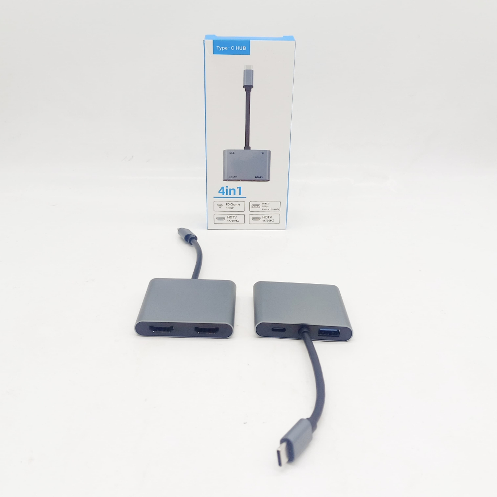 TYPE-C 4 IN 1 DUAL HDMI + USB 3.0 + TYPE-C 4IN1 Dual HDMI Type-C + USB 3.0 Type-C 4IN1
