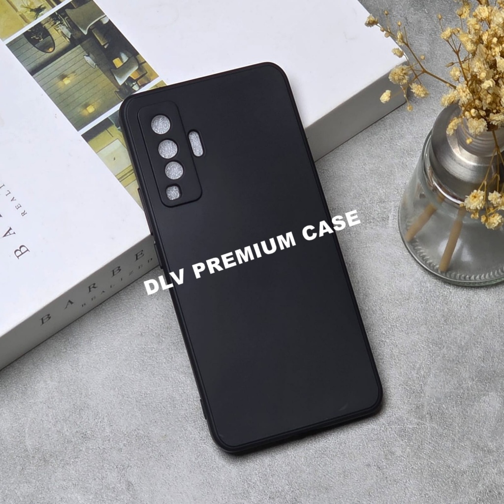 VIVO X50 VIVO X50 PRO VIVO X60 MACAROON BLACK PREMIUM SOFT CASE สีดํา VIVO X50 VIVO X50 PRO VIVO X60