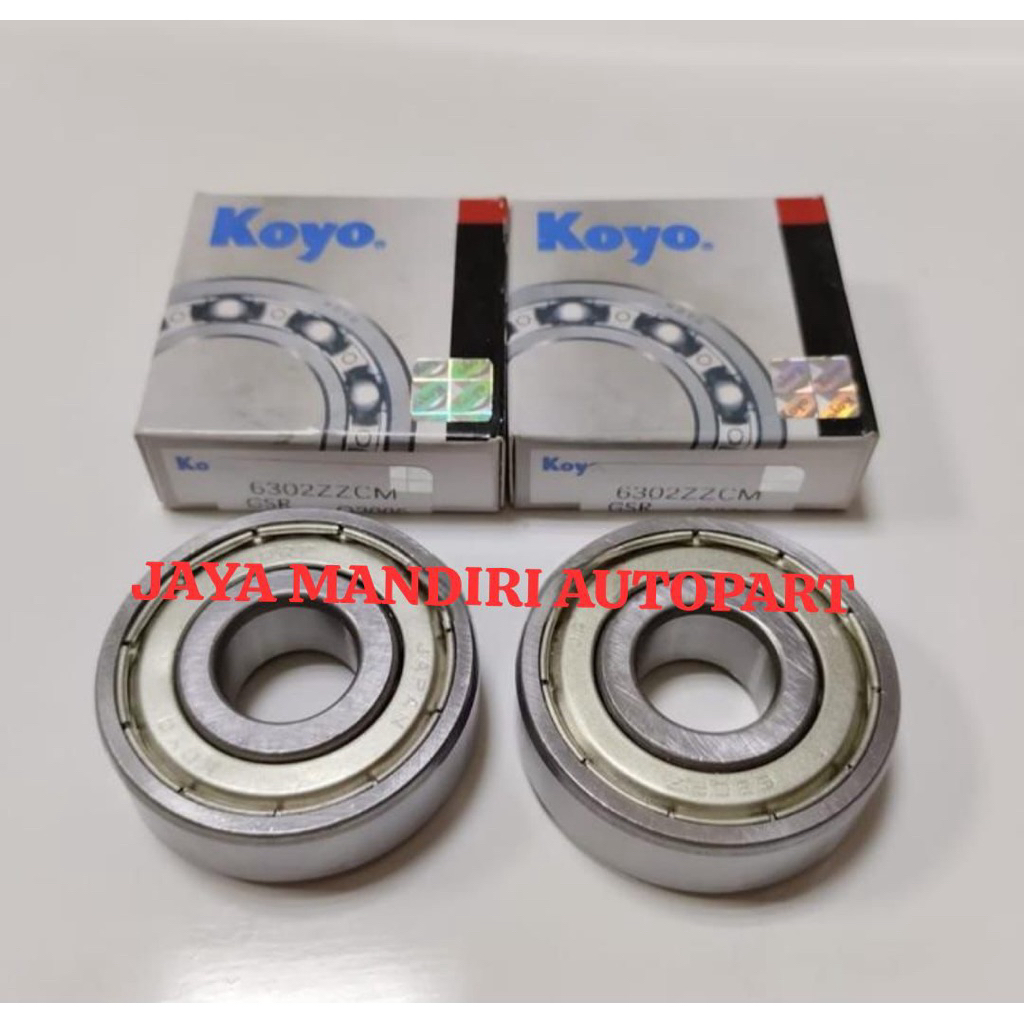 BEARING 6302 ZZCM KOYO 6302ZZ KOYO IRON CAP