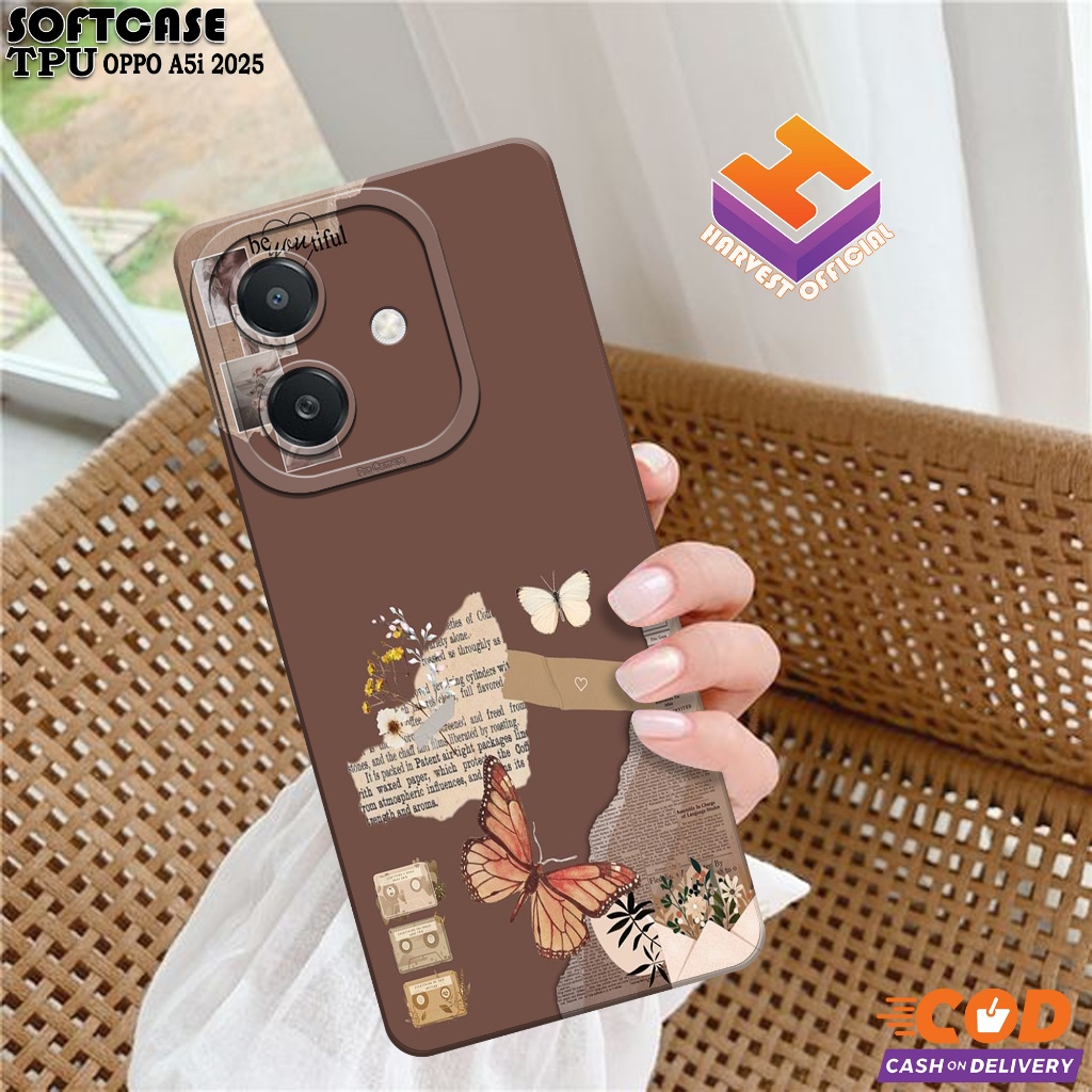 HP ล่าสุด Oppo A5i 2025 Softcase - เคส Oppo A5i ล่าสุด - เคส Pro Camera Softcase - Oppo A5i Silicone
