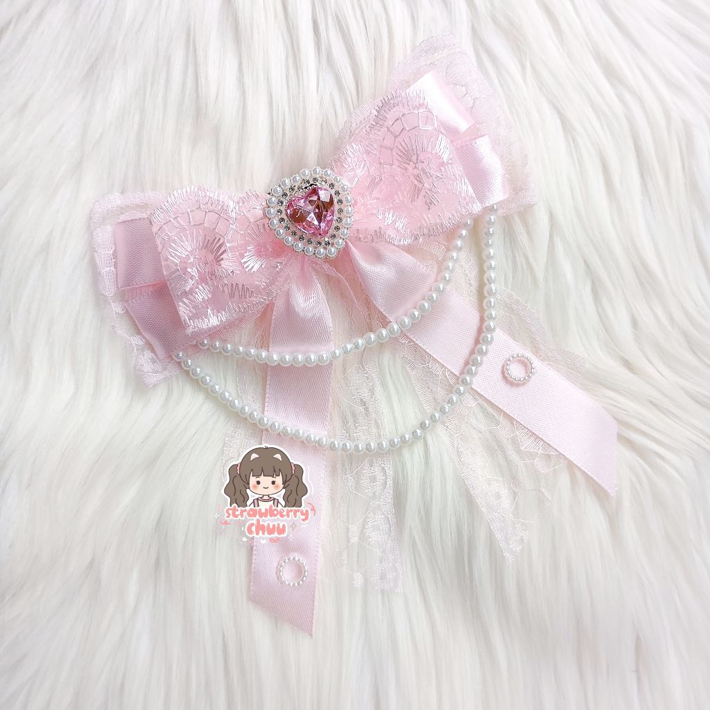 Blackpink [KIDS.chuu] ริบบิ้นลูกไม้ Lightstick สามารถปรับแต่งได้ในสีสําหรับ Fanlight Deco Decorative