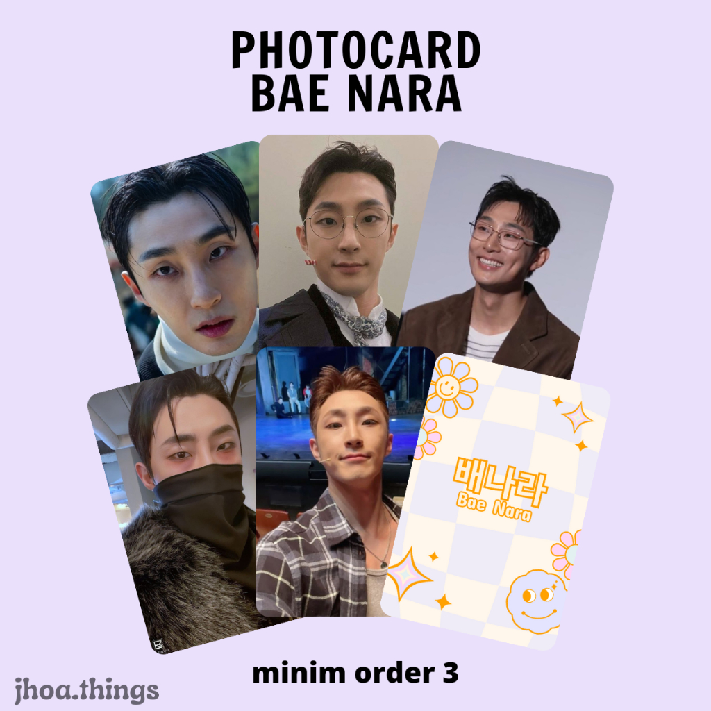 [UNOFFICIAL] PHOTOCARD BAE NA RA NARA ACTOR KOREA WEAK HERO CLASS NA BAEKJ DP TASTEFULLY YOURS