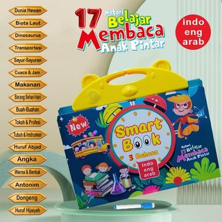 Mainan Pintar Smartbook Bersuara 3 Bahasa Jumbo 17 Materi