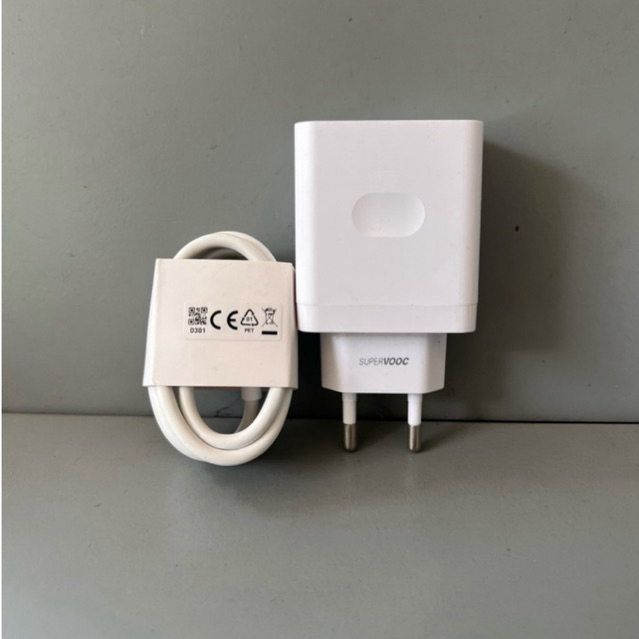 Oppo 45W SUPER VOOC Fast Charging USB Type C 4.5A 11V Charger ORIGINAL 100%