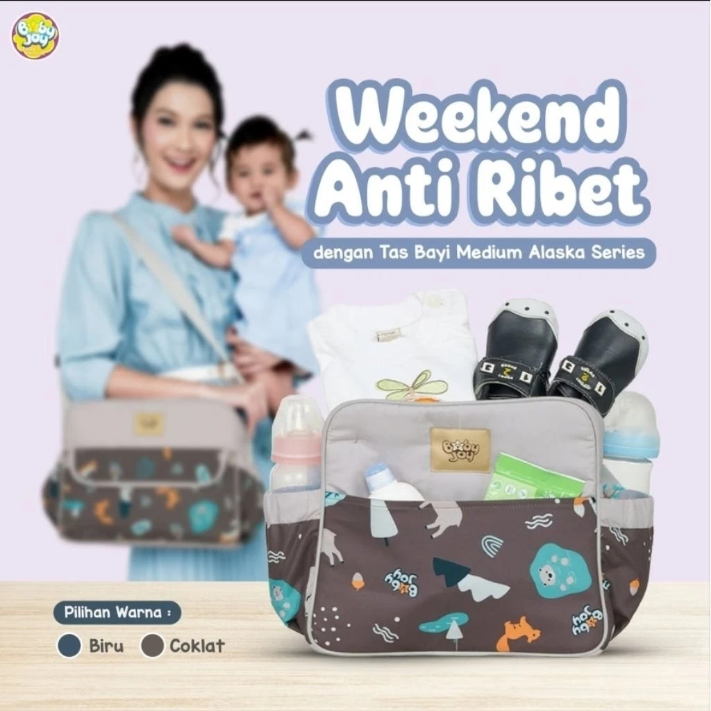 Baby Joy Alaska Series กระเป๋าขนาดกลาง BJT1070 | Frozy Series BJT1058 | เอสบีพี