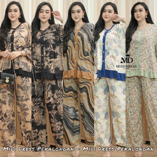 (SIAP KIRIM) Melisa Oneset Viral Setelan Jumbo Rayon Premium Lengan Panjang Ruffle Busui Kancing