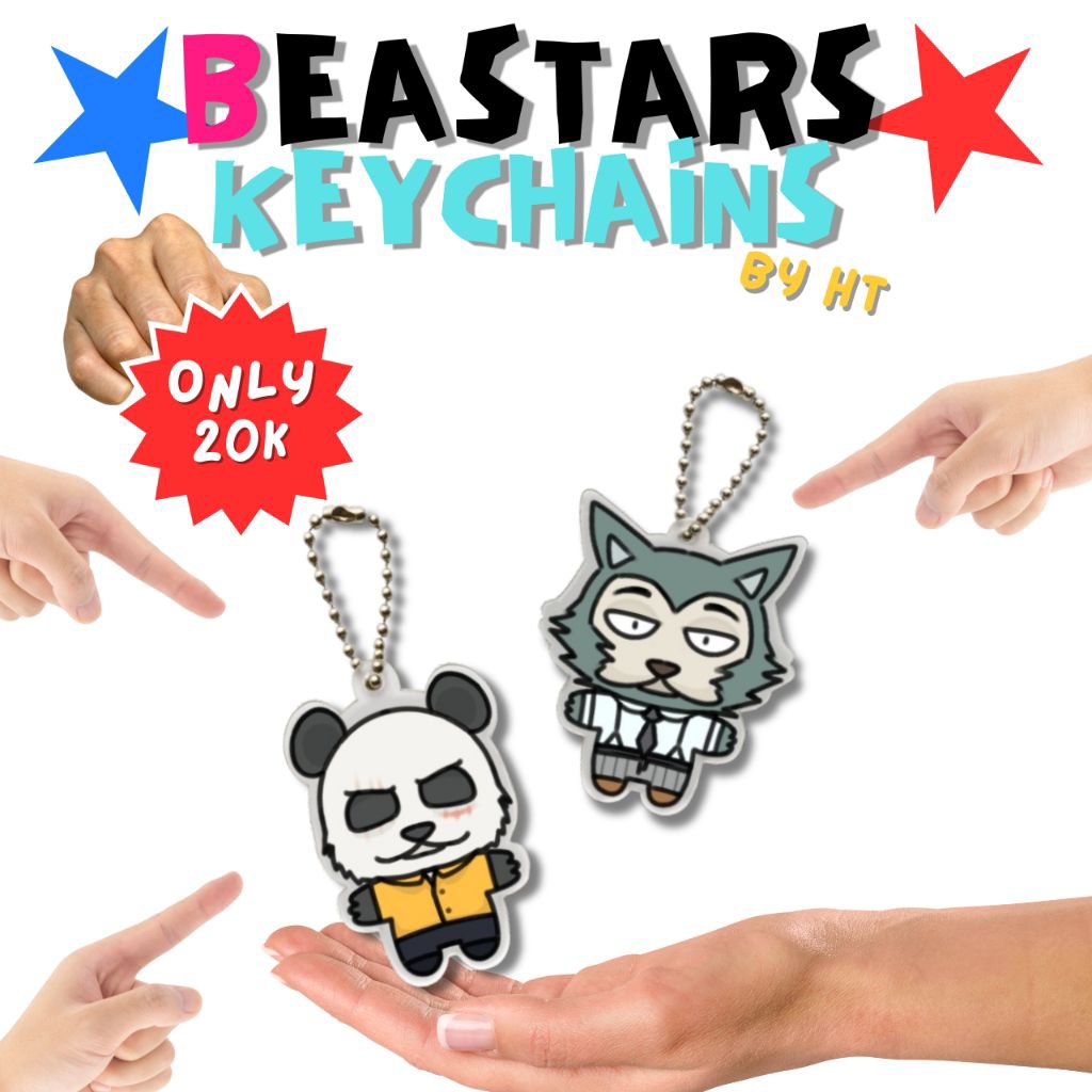 พวงกุญแจ Beastars Legoshi Gohin | โดย HT