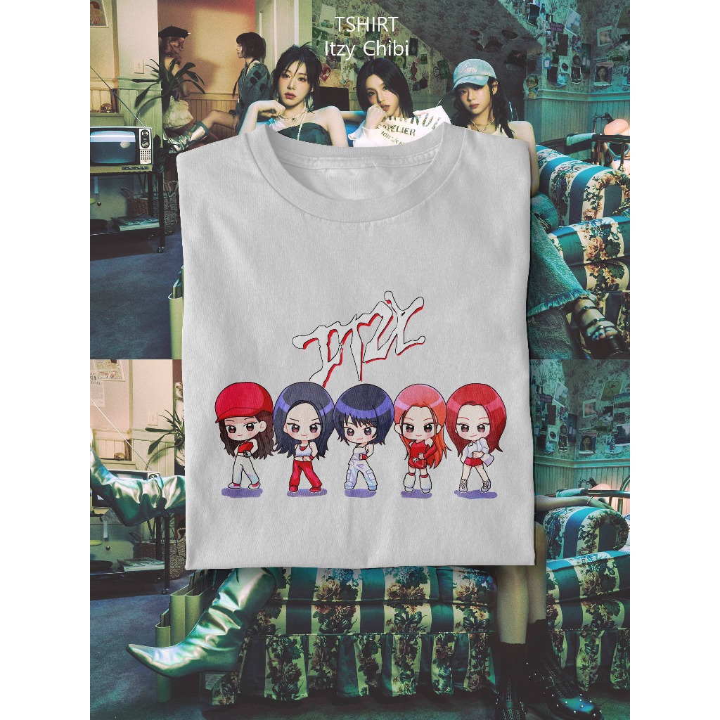 เสื้อยืดลายการ์ตูน Pretty Savage- Itzy