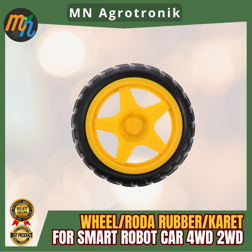 ล้อยางสําหรับ SMART ROBOT CAR 4WD 2WD