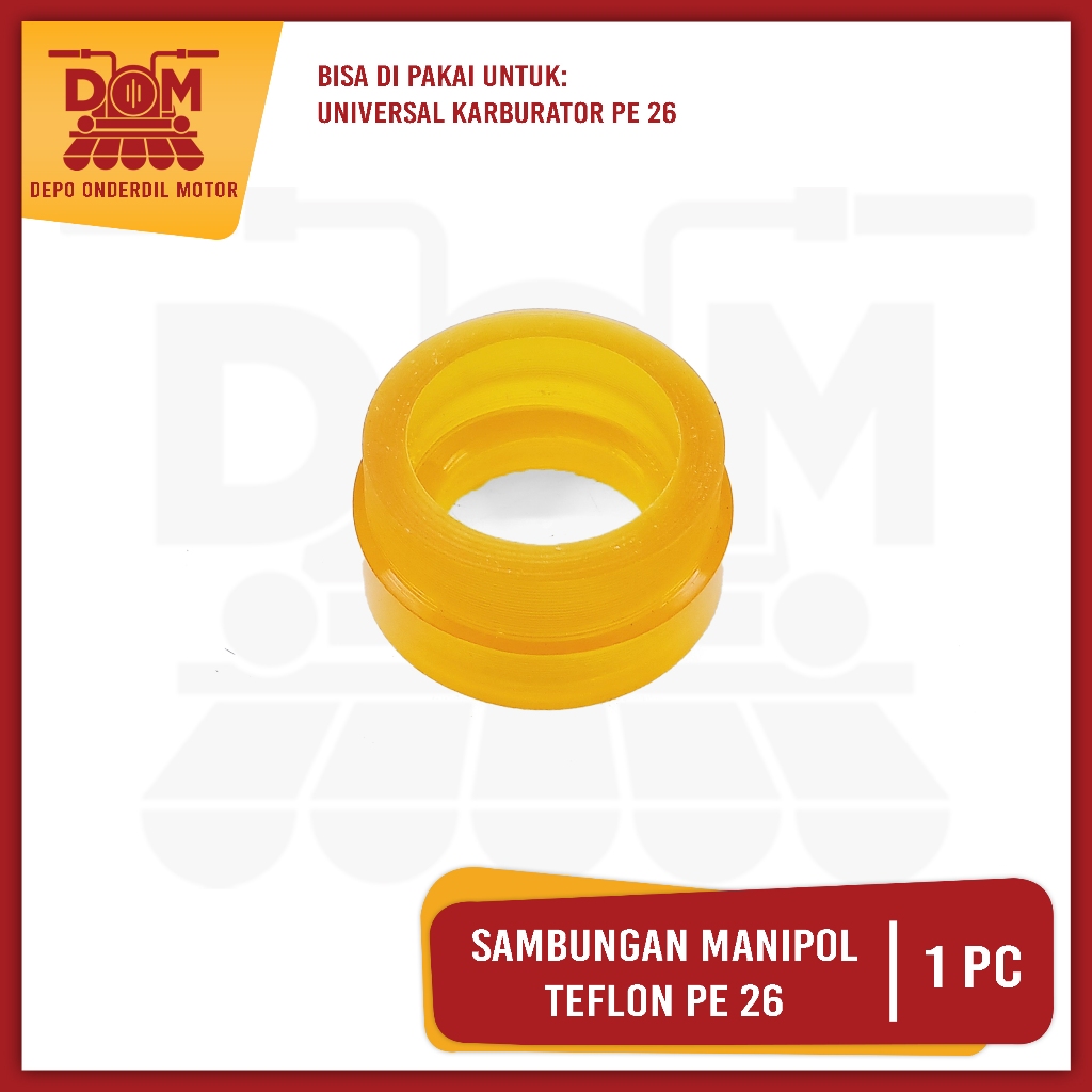 Teflon PE 26 (PSP) ไอดีที่นั่ง Manipul ฉนวนคอคาร์บูเรเตอร์ UNIVERSAL