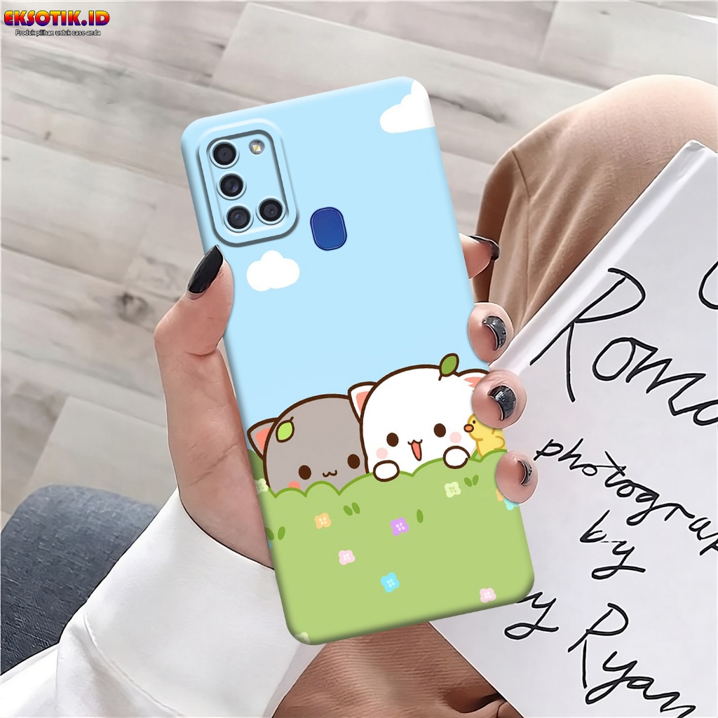 เคส HP SAMSUNG A21S - Eksotik.id - เคส SAMSUNG A21S - เคส LOVE CAT - ผิวโทรศัพท์มือถือ - SAMSUNG A21