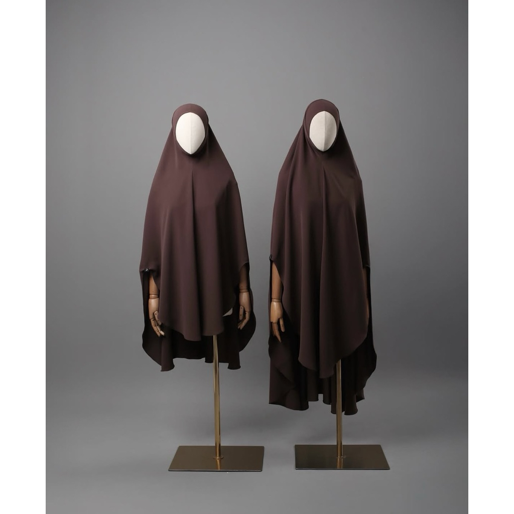 Zaysaku Kila Khimar Bandana Dagu Handsplit Almahya Anti UV