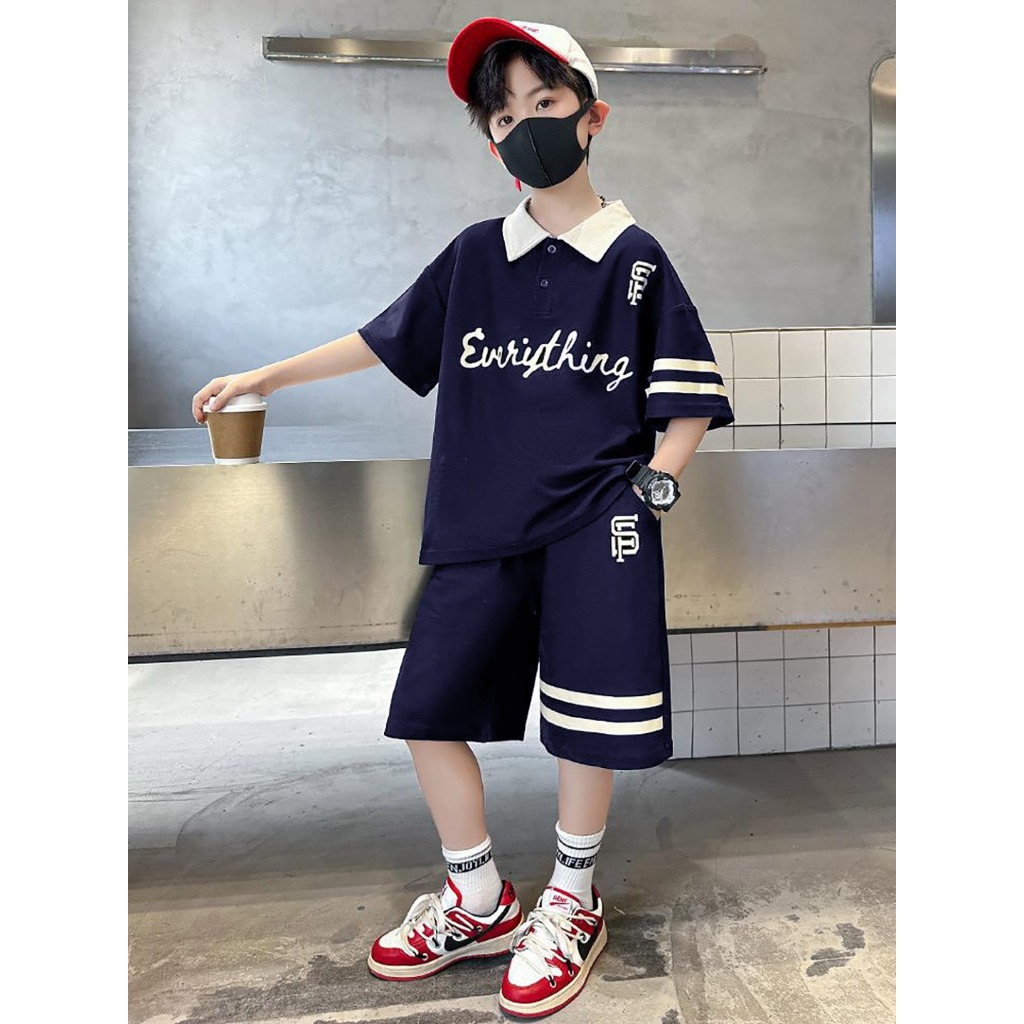 Last Boys Everything Collar Set Asgard777 เสื้อยืด/กางเกงขาสั้น