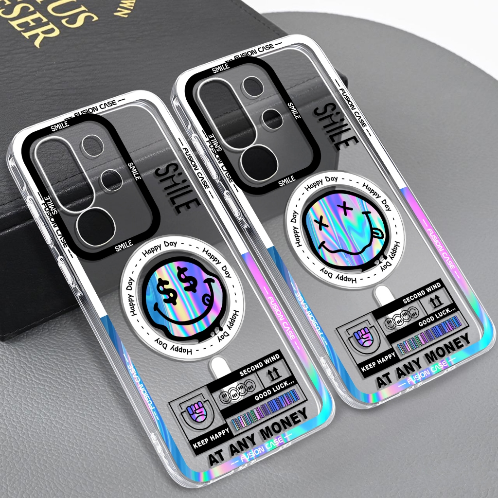 Softcase Vivo Y29 4G Case Clear Motif Casing Vivo Y19S 4G ล่าสุด 2024 ซิลิโคนถุงลมนิรภัย HBV-050
