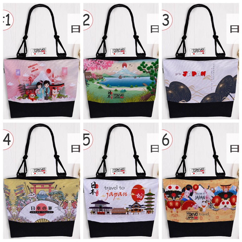 กระเป๋าโท้ต JAPANESE SOUVENIR READY TO SHIP 001