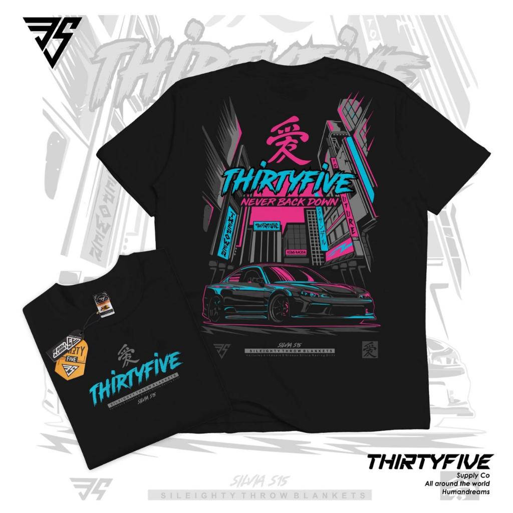 THIRD FIVE - เสื้อยืดสําหรับเด็กอายุ 8-16 ปี Tokyo Drift Car Series