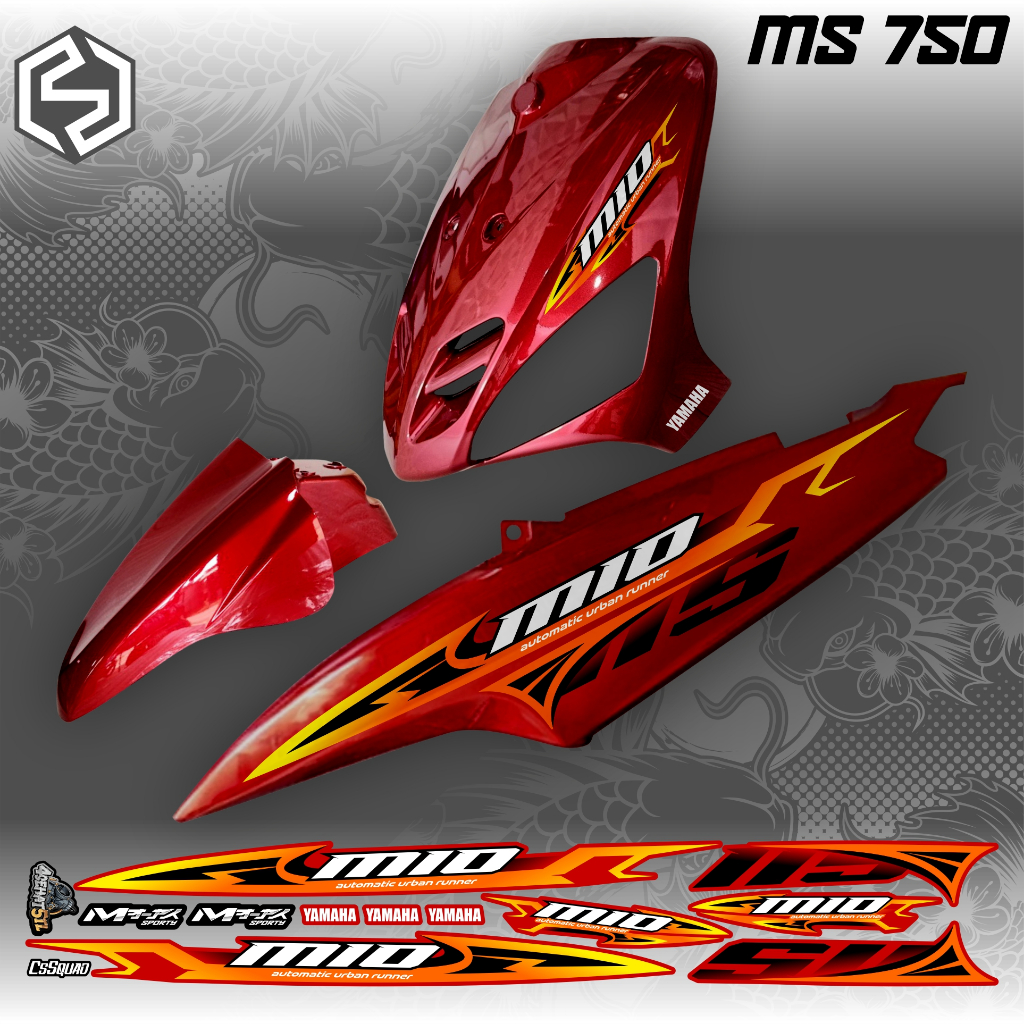 MIO SPORTY STRIPING mio smile graphic variations of thailand MS 749 / MS 757