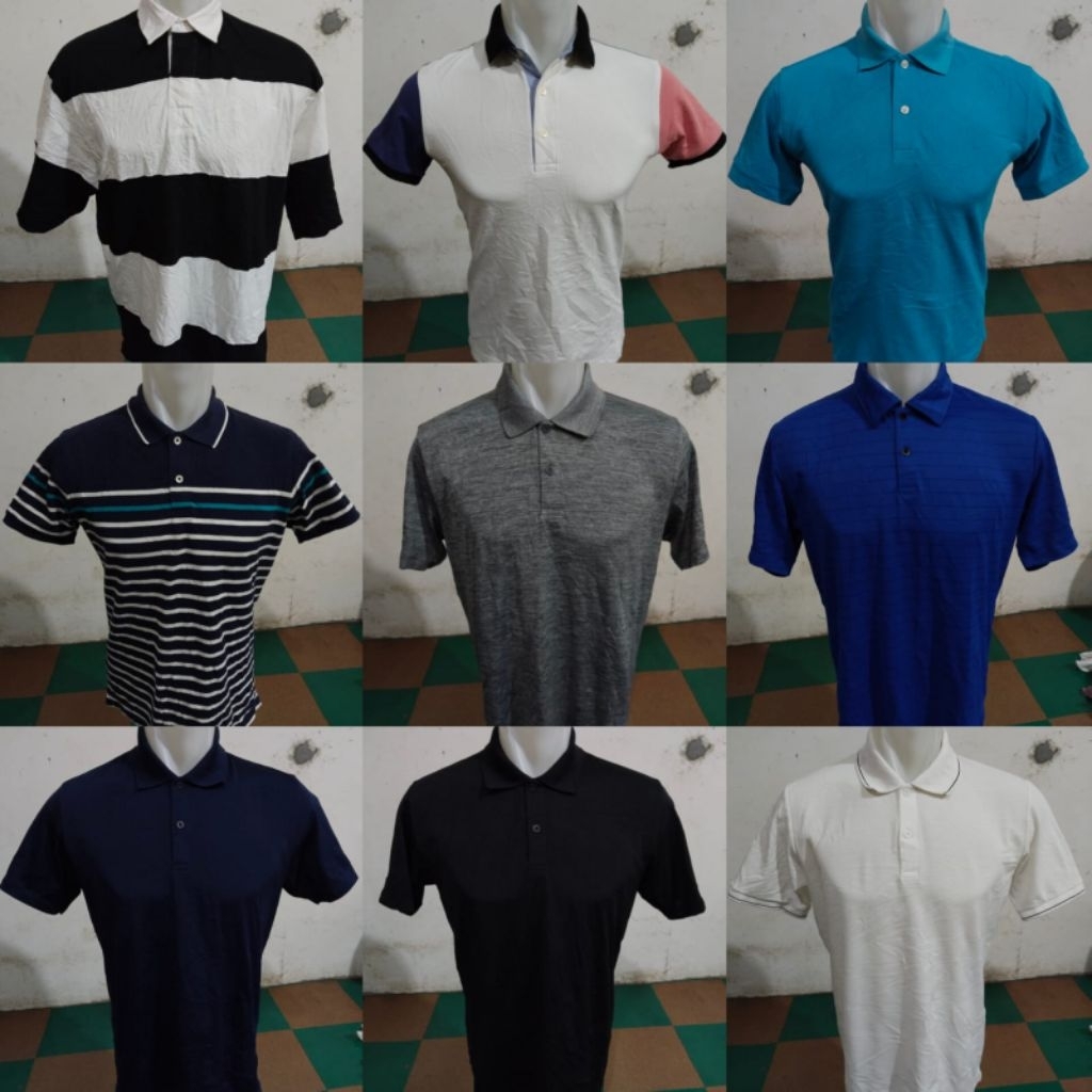 เสื้อโปโล/คอปก (UNIQ/GU)