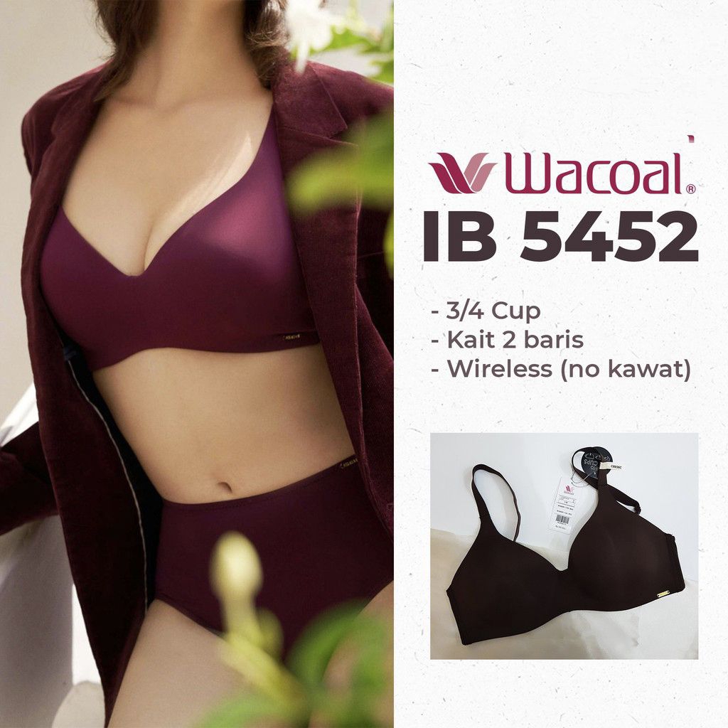 Wacoal Feel Free Collection Bra IB 5452RI Wire Free