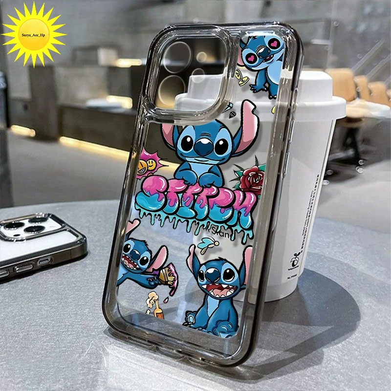 C4rtoon Disn3y Lilo Stitch น่ารักนุ่มสําหรับ Samsung J2 Prime J2 Pro J4 2018 J4 Plus J6 2018 J6 Plus