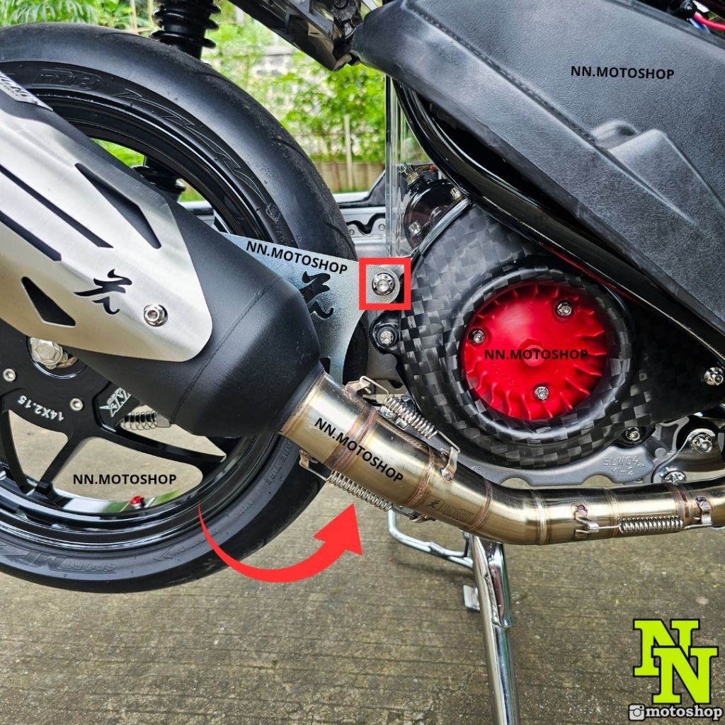 หน่วยของ KOYOCHI EXHAUST BRACKET BOLT TO KRENGKES MIO SPORTY SMLIE FINO SOUL CARBON PROBOLT STAINLES
