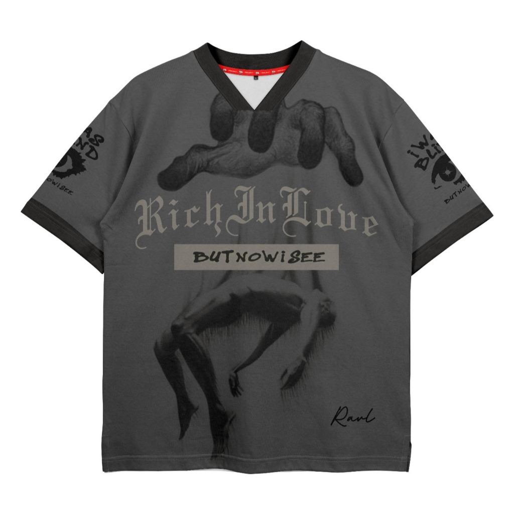 RAVL OVERSIZE JERSEY GREYVNTG - OVERSIZE JERSEY KOREA - DRYFIT OVERSIZE JERSEY - เสื้อยืด OVERSIZE J