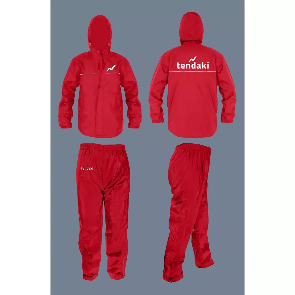 TENDAKI MAJAPAHIT เสื้อกันฝนมอเตอร์ไซค์ ชุดเสื้อและกางเกงวัสดุ PVC thumbnail 4