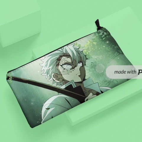 KIMETSU NO YAIBA SANEMI ANIME PENCIL CASE / SANEMI PENCIL CASE / DEMON SLAYER