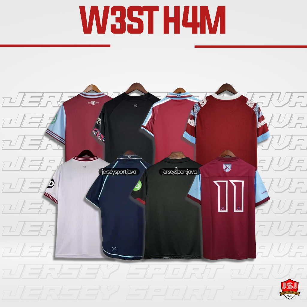 ( CATALOG W35T H4M ) W35T H4M FOOTBALL JERSEY ALL SEASON