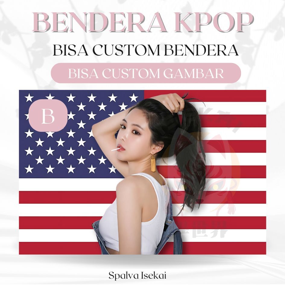 AMERICA KPOP SON NAEUN APINK Flag / โปสเตอร์ KPOP / พรม KPOP / พรมKpop