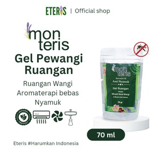 Monteris Gel Pewangi Ruangan dengan Essential Oil Antinyamuk Alami