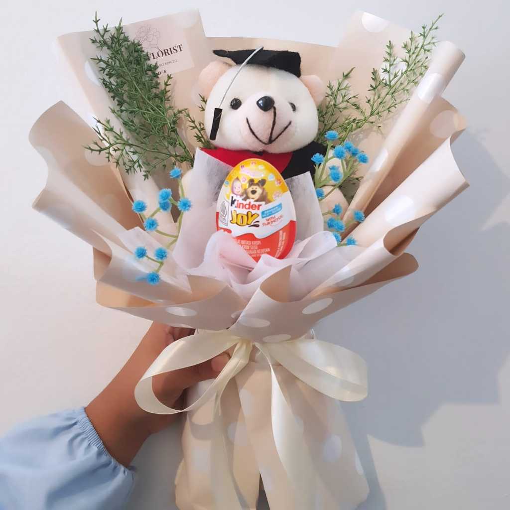 KINDERJOY SNACK BOUQUET / FLOWER BOUQUET / GRADUATION BOUQUET