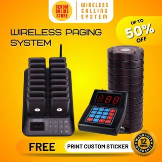 KOLMI Wireless Calling System Restaurant Pager CS100 *Harga Promo