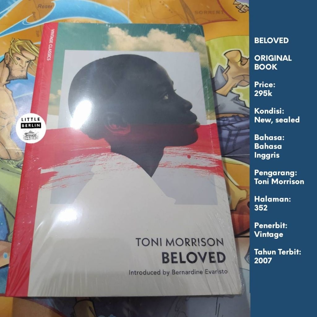นวนิยายต้นฉบับ TONI MORRISON Beloved English Pulitzer Prize Winner Mother Daughter Relationship