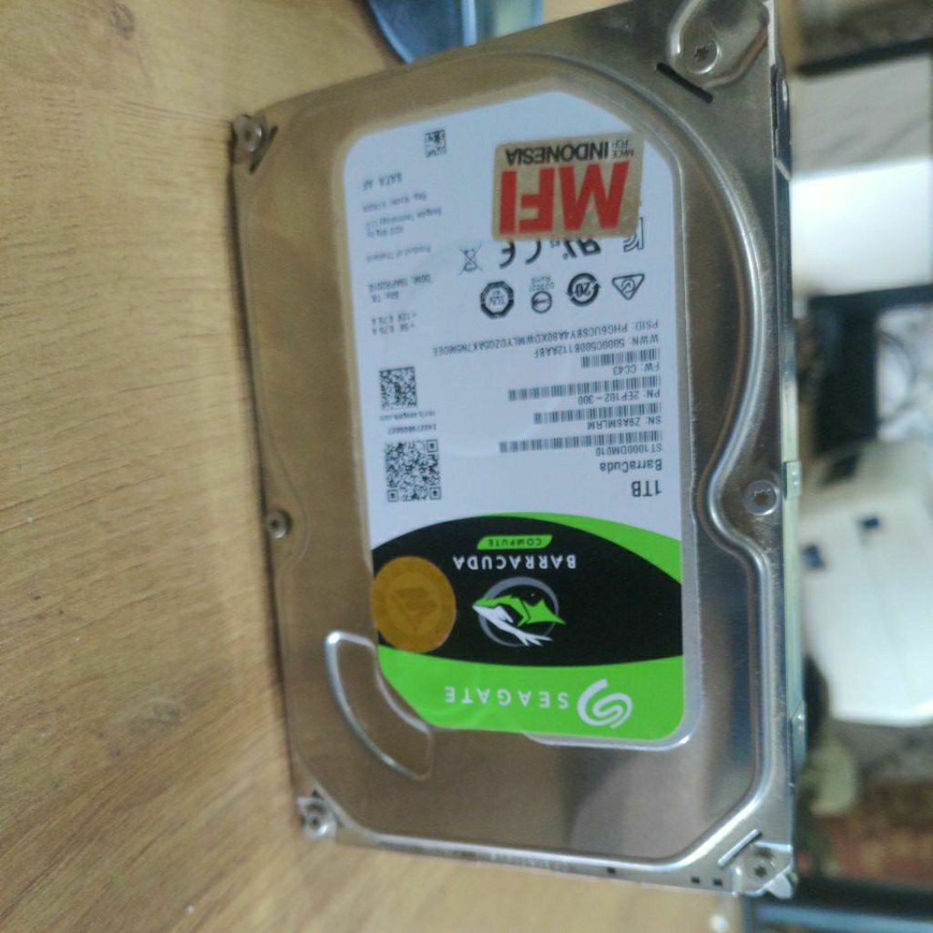 HDD ชิ้นภายใน 1TB 2TB 4TB 100%