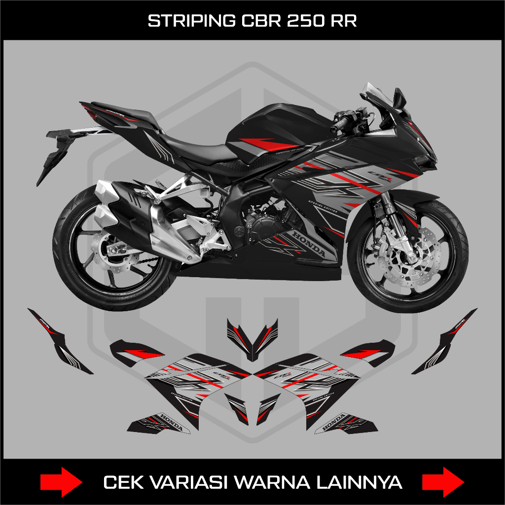 สติ๊กเกอร์ STRIPING CBR 250RR 2020 OLD / DECAL VARIATION HONDA CBR 250 RR OLD
