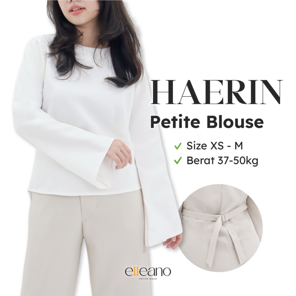 เอลโน | Haerin Top - Fit Top - เสื้อเบลาส์แขนยาวผู้หญิง - Petite