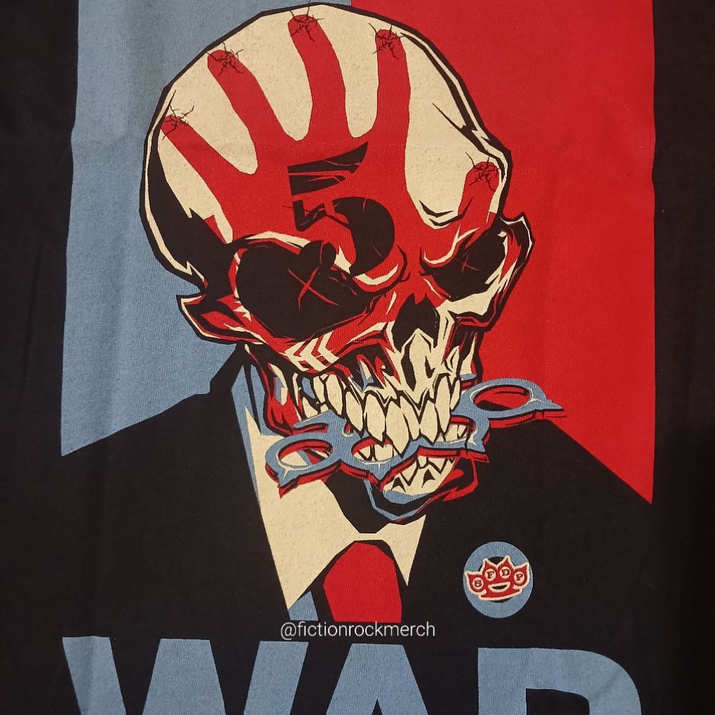 เสื้อยืดวง Five Fingers Death Punch นําเข้าดั้งเดิม Size SMALL - War