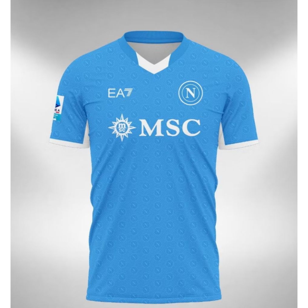 NEWEST NAPOLI JERSEY FREE NICKNAME เสื้อฟุตบอล