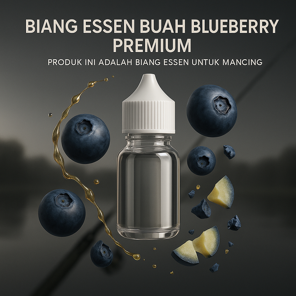 เหยื่อตกปลา ESSEN FISHING WITH BLUEBERRY FRUIT AROMA, PURE PREMIUM, SHARP AROMA, SUITABLE สําหรับปลา